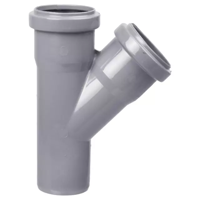 Тройник Ø 50x50/45° полипропилен — изображение 2