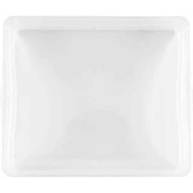 Ящик Кристалл 40x8.5x33.5 см 9 л пластик с крышкой цвет прозрачный — изображение 2