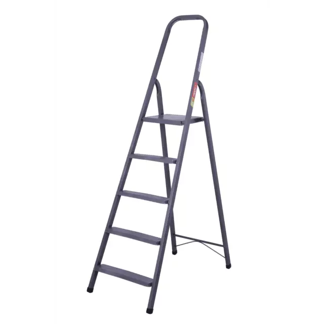 Стремянка стальная Ladderbel STR-ST-5 5 ступеней, максимальная нагрузка 150 кг