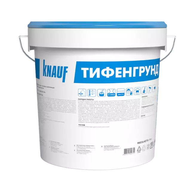 Грунтовка глубокого проникновения Knauf Тифенгрунд 10 л — изображение 2