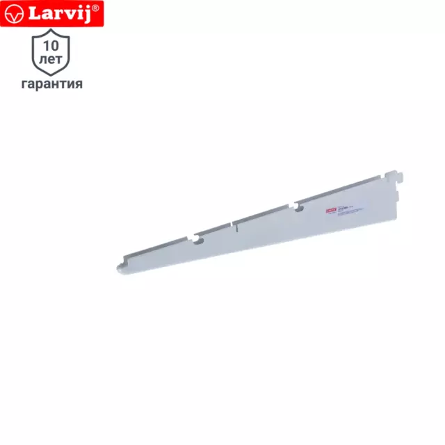 Кронштейн для полок Larvij 43.4 см нагрузка до 50 кг цвет белый — изображение 2