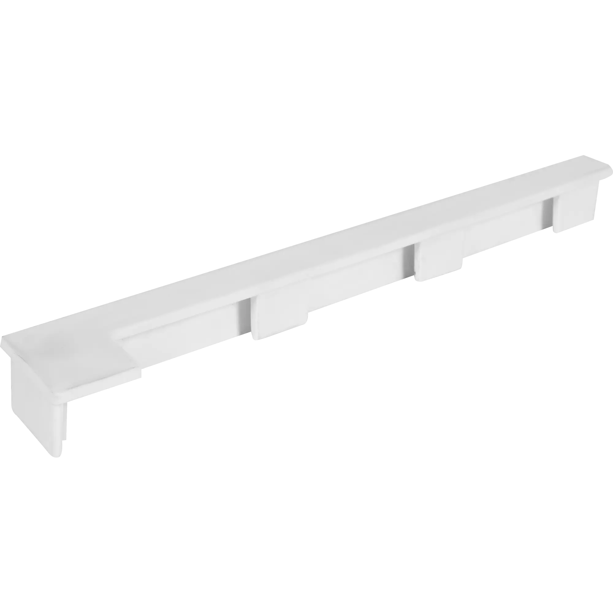 Заглушка торцевая к отливу 180 мм цвет белый