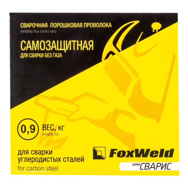 Проволока сварочная порошковая (флюсовая) E71T-GS Сварис 0.8 мм 0.9 кг — изображение 3