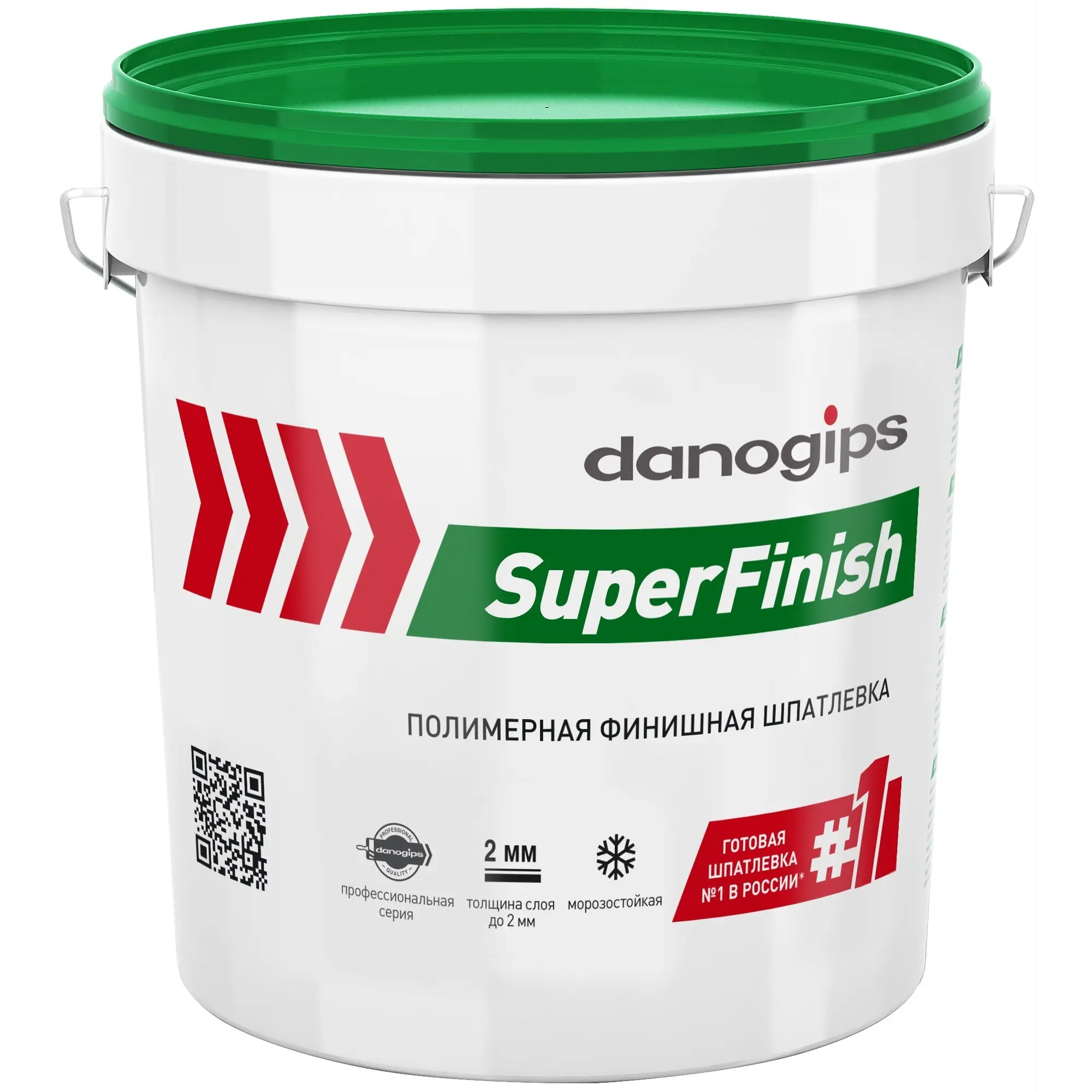 Шпаклёвка готовая финишная Danogips SuperFinish 18.1 кг