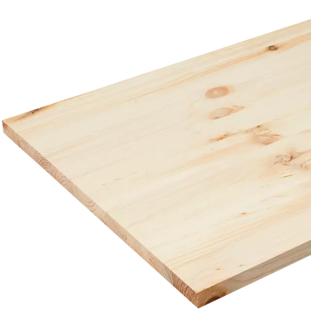 Мебельный щит 1200x400x18 мм хвоя сорт A/B — изображение 2
