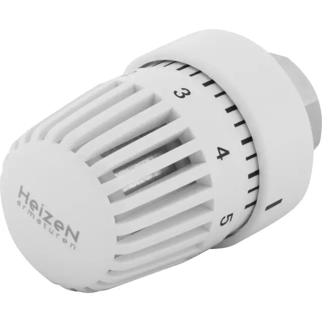 Термостатическая головка жидкостная Heizen TW-1 M30x1.5 белая — изображение 4