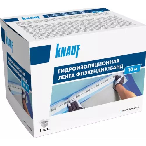 Лента гидроизоляционная Knauf Флэхендихтбанд 7/12 см 10 м
