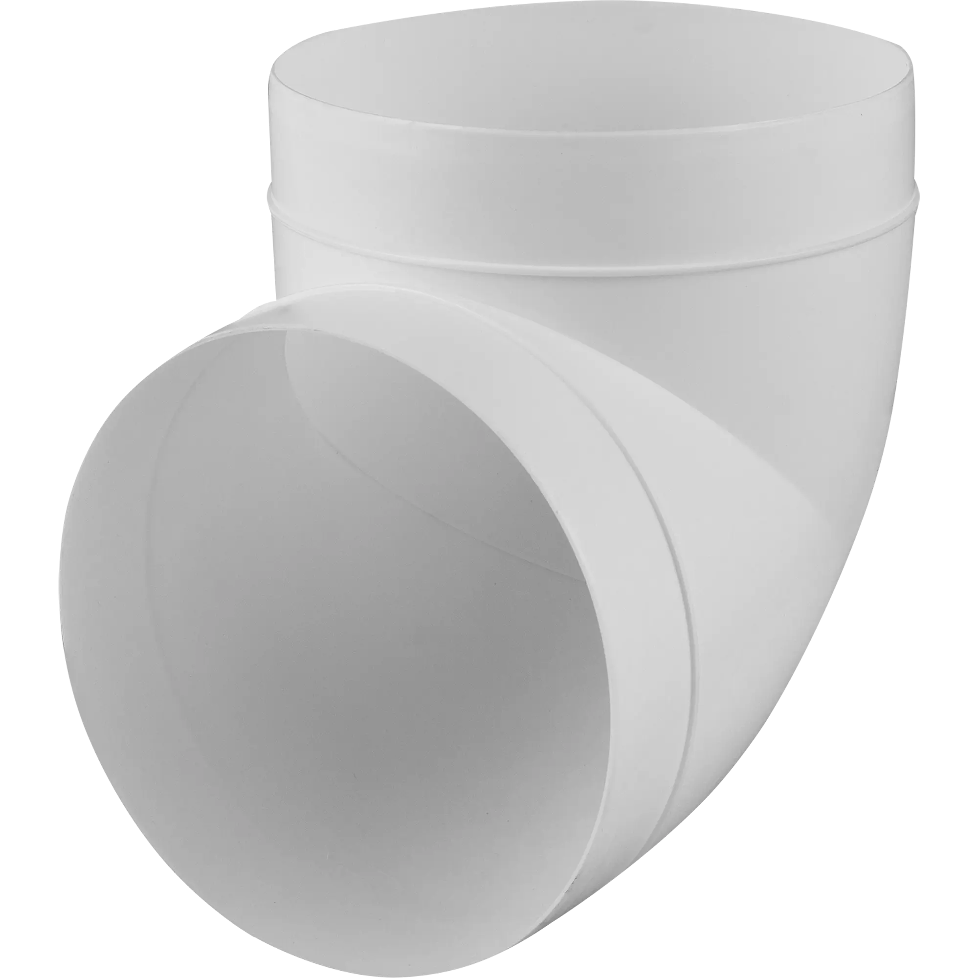 Колено для круглых воздуховодов Equation D150 мм 90 градусов пластик