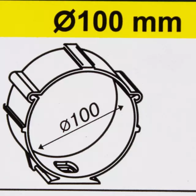 Крепление для круглых воздуховодов Equation D100 мм пластик — изображение 2