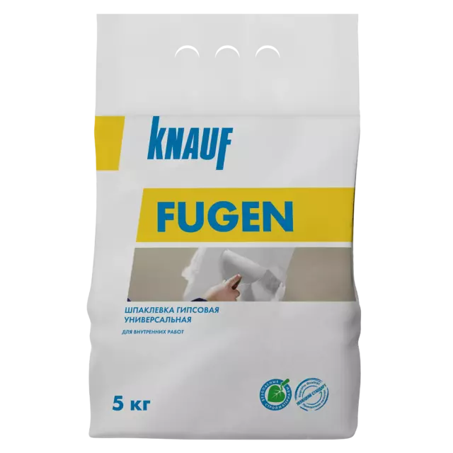 Шпаклёвка гипсовая универсальная Knauf Фуген 5 кг