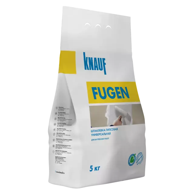 Шпаклёвка гипсовая универсальная Knauf Фуген 5 кг — изображение 2