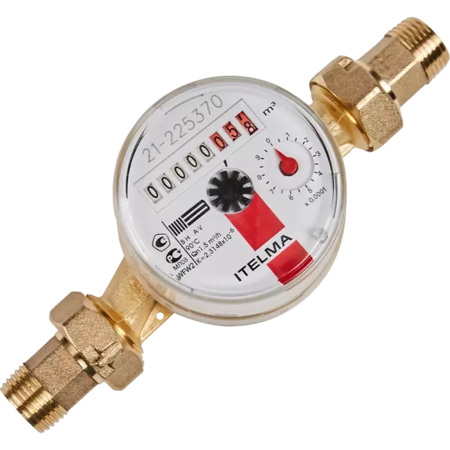 Счётчик для горячей воды Itelma 1/2' DN15