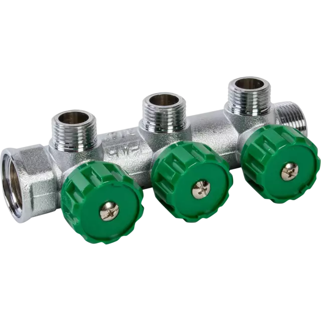Коллектор Far FK 3822 3412TP на 3 выхода 3/4'x1/2' наружная резьба — изображение 3
