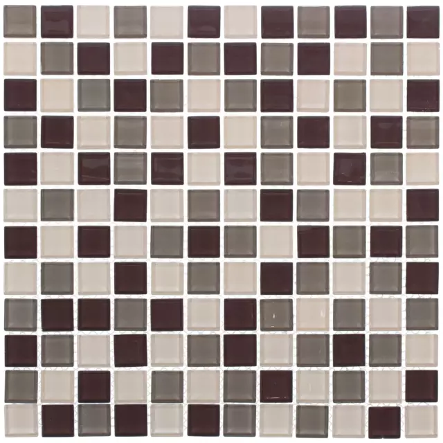 Мозаика стеклянная Artens Kash 30x30 см цвет бежевый — изображение 3