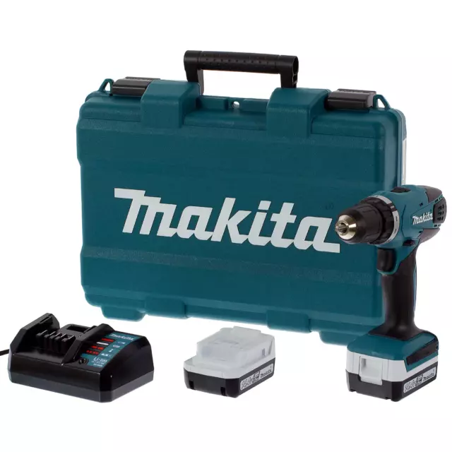Дрель-шуруповерт аккумуляторная Makita DF347DWE, 14.4 В Li-ion 2x1.5 Ач — изображение 3