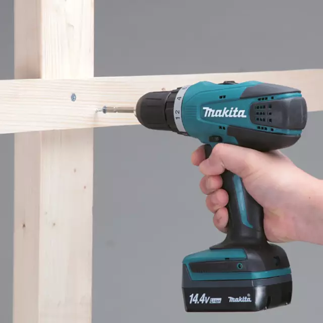 Дрель-шуруповерт аккумуляторная Makita DF347DWE, 14.4 В Li-ion 2x1.5 Ач — изображение 7