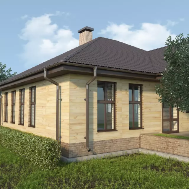 Имитация бруса хвоя 20x146x3000 мм сорт Оптима 4 шт. 1.75 м² — изображение 8