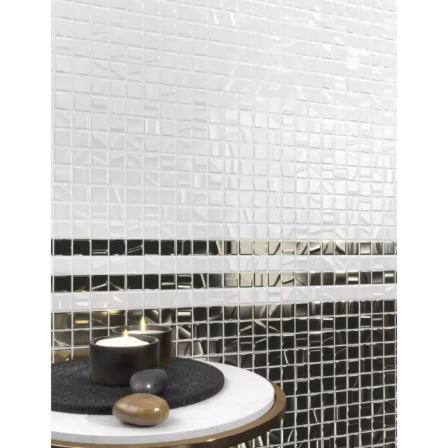 Мозаика Kerama Marazzi Temari 29.8x29.8 см глянцевая цвет белый — изображение 6