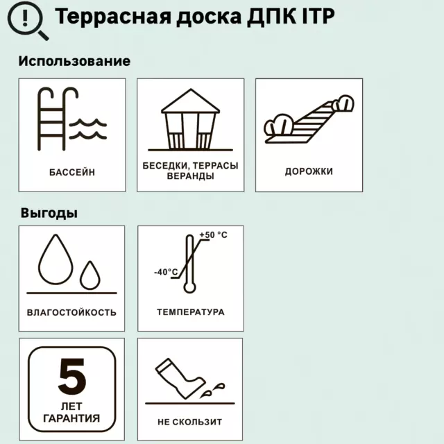 Террасная доска ДПК ITP цвет Венге 3000x162x26 мм вельвет 0.486 м² — изображение 4