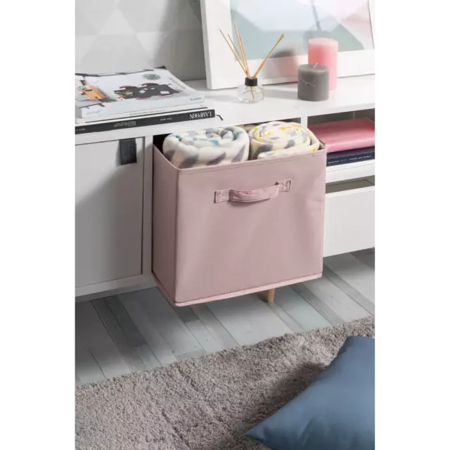 Короб Spaceo KUB Kiss 31x31x31 см 29.7 л полиэстер цвет розовый — изображение 5
