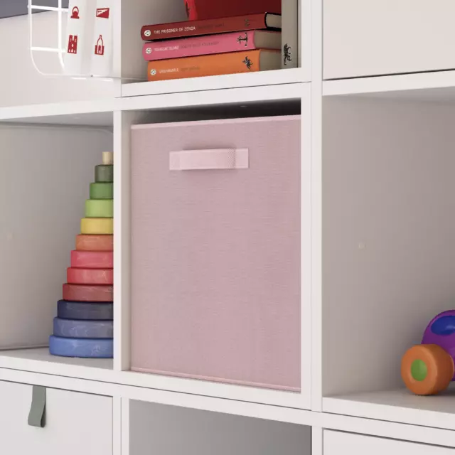 Короб Spaceo KUB Kiss 31x31x31 см 29.7 л полиэстер цвет розовый — изображение 7