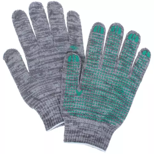 Перчатки хлопчатобумажные с ПВХ 6/XS 67859, 5 пар