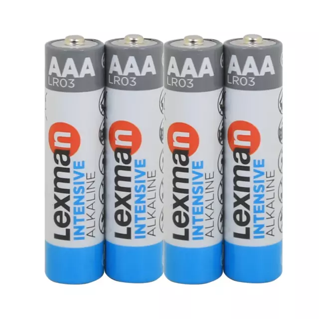 Батарейка Lexman Intensive AAA (LR03) алкалиновая 4 шт. — изображение 2