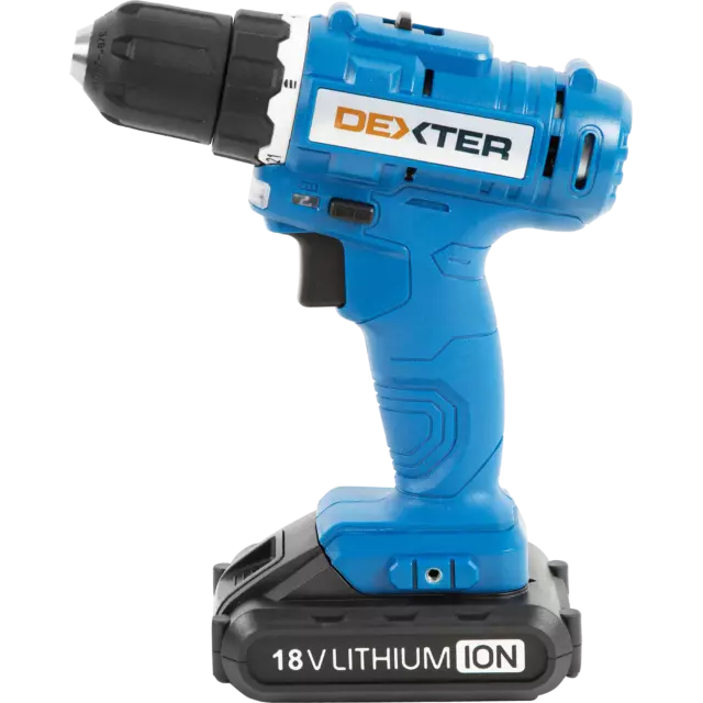 Дрель аккумуляторная Dexter ML-CD92-180S, 18 В Li-ion 1.5 Ач — изображение 2
