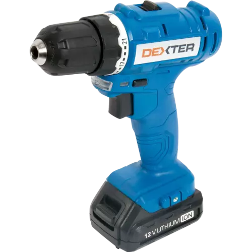 Дрель аккумуляторная Dexter ML-CD92-120S, 12 В Li-ion 1.5 Ач
