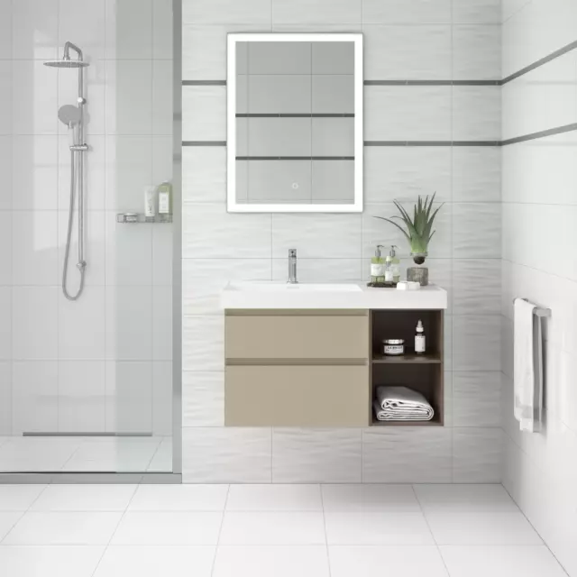 Плитка настенная Artens Вега 3D 25x40 см 0.9 м² цвет белый глянцевый — изображение 6