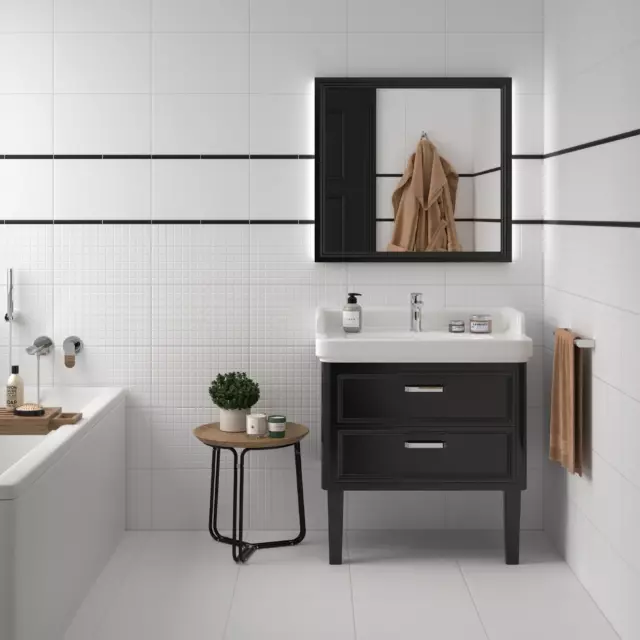 Плитка настенная Artens Вега 25x40 см 1.1 м² цвет белый матовый — изображение 5