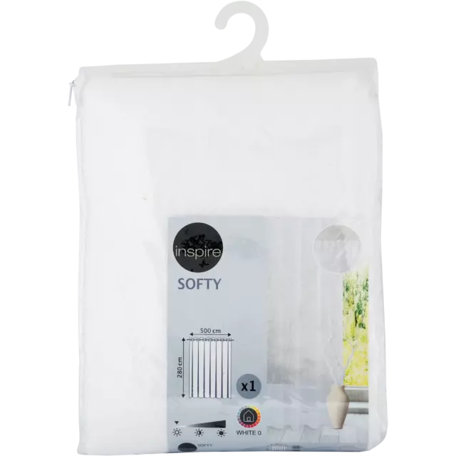 Тюль на ленте Inspire Softy 500x280 см цвет белый — изображение 6