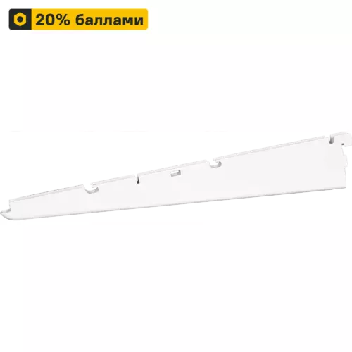 Кронштейн для полок 435 Титан-GS 43.5 см нагрузка до 50 кг цвет белый