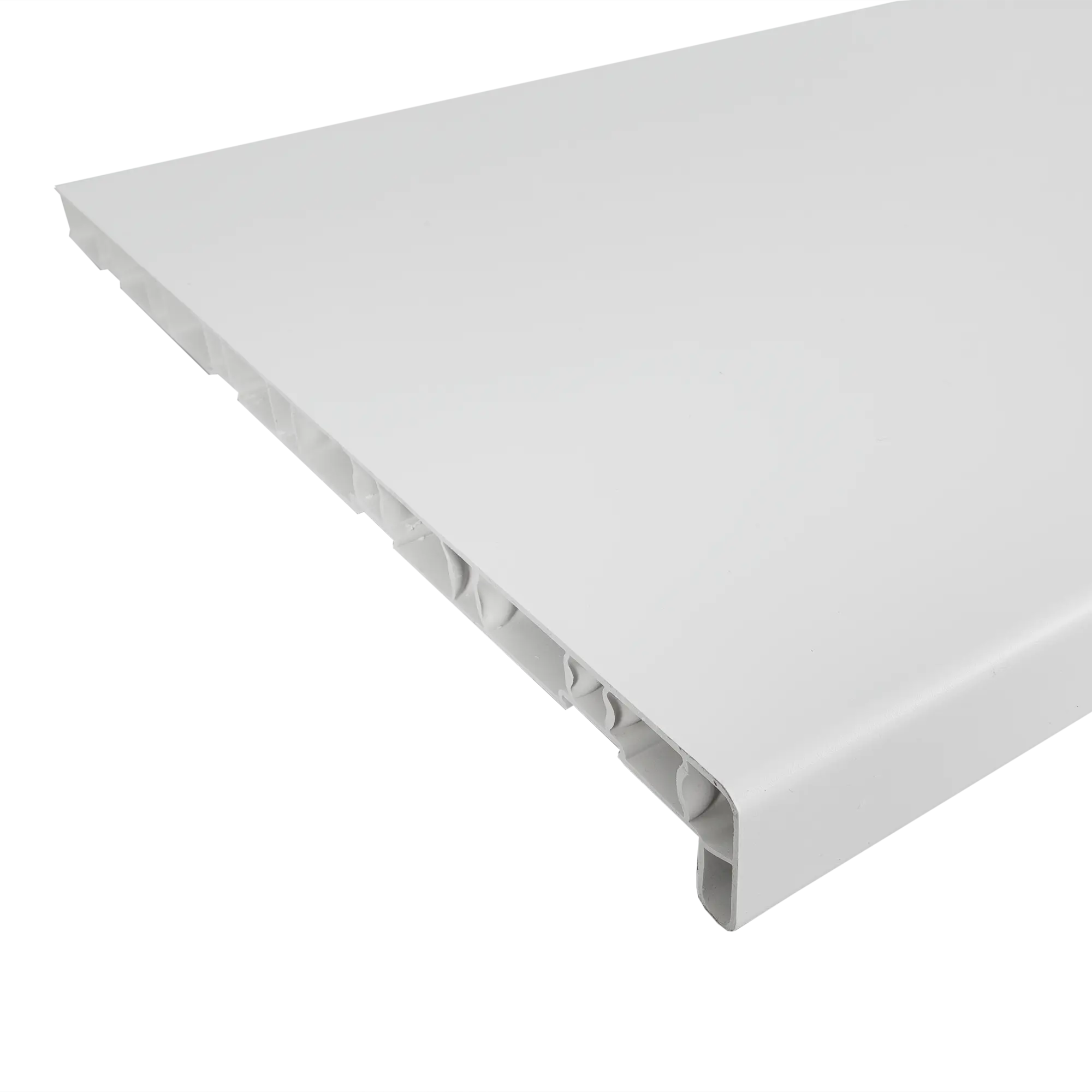 Подоконник ПВХ 2000x400 мм цвет белый