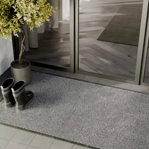 Коврик Step 90x120 см полипропилен цвет серый