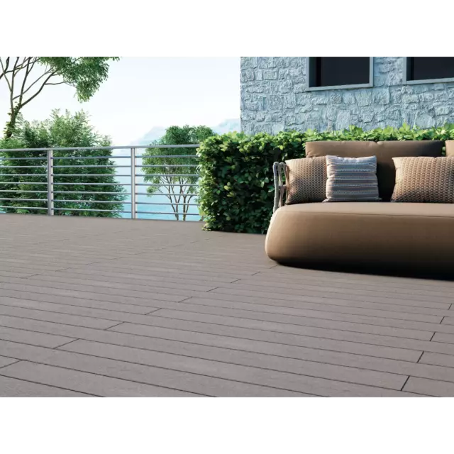 Террасная доска ДПК CM Decking Grand цвет Венге 3000x190x25 мм вельвет 0.57 м² — изображение 13