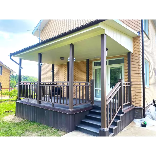 Террасная доска ДПК CM Decking Grand цвет Венге 3000x190x25 мм вельвет 0.57 м² — изображение 16