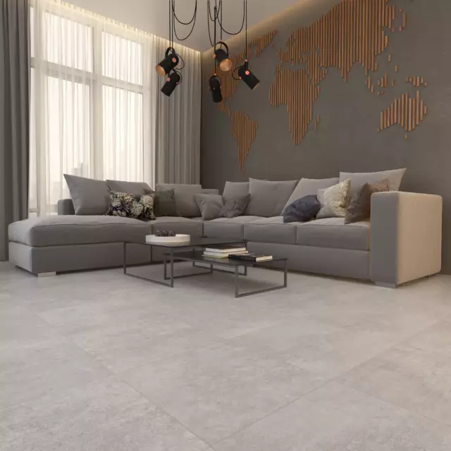 Керамогранит Шахтинская Плитка Гермес 40x40x0.8 см 1.6 м² матовый цвет серый — изображение 5