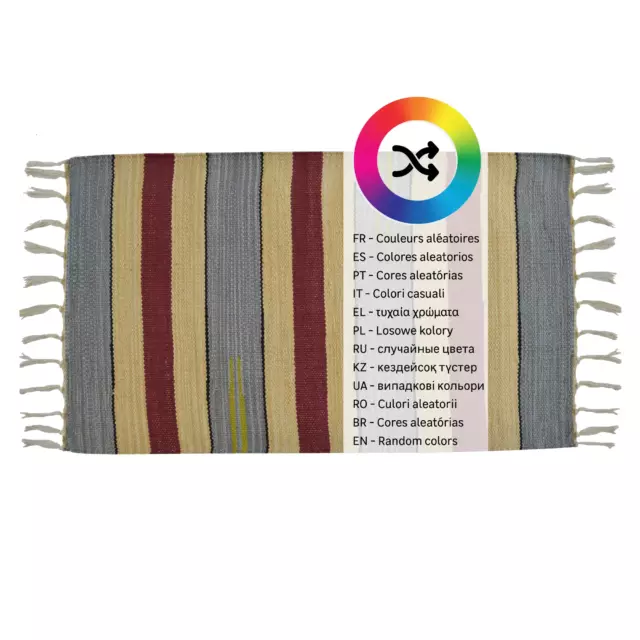 Коврик декоративный хлопок Inspire Naelie 50x80 см цвет мультиколор — изображение 3