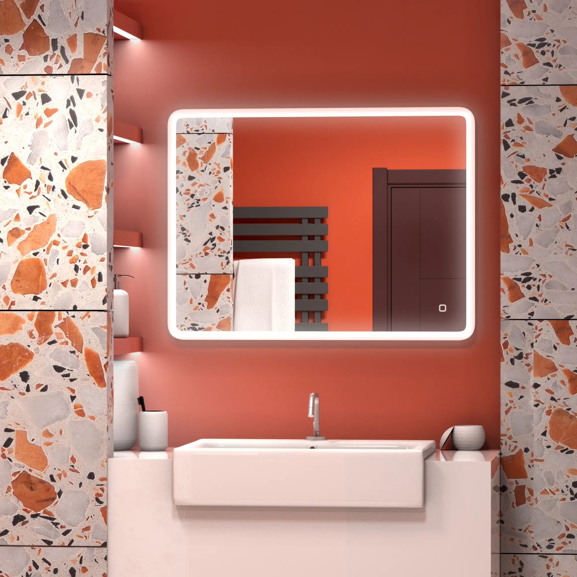 Зеркало для ванной Grace с подсветкой 60x80 см — изображение 6