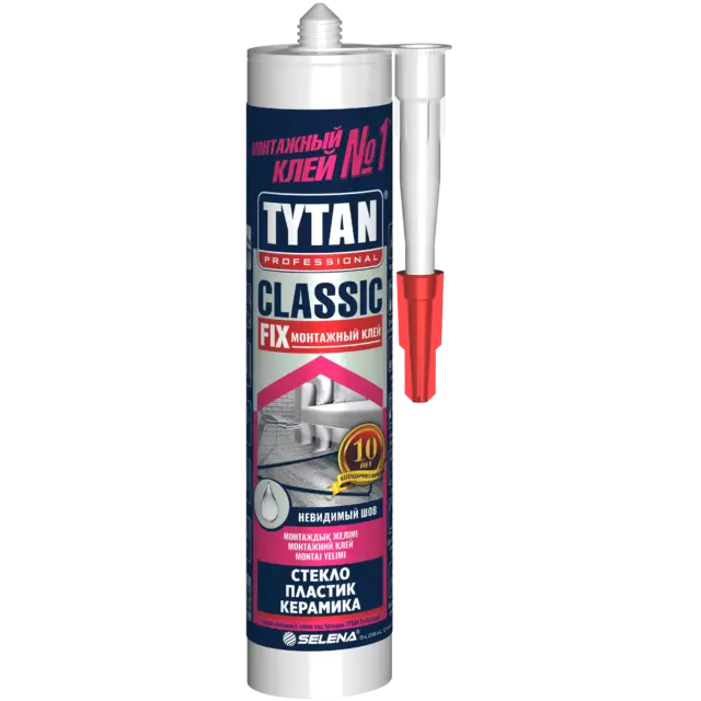 Клей монтажный Tytan Classic Fix 280 мл прозрачный — изображение 4