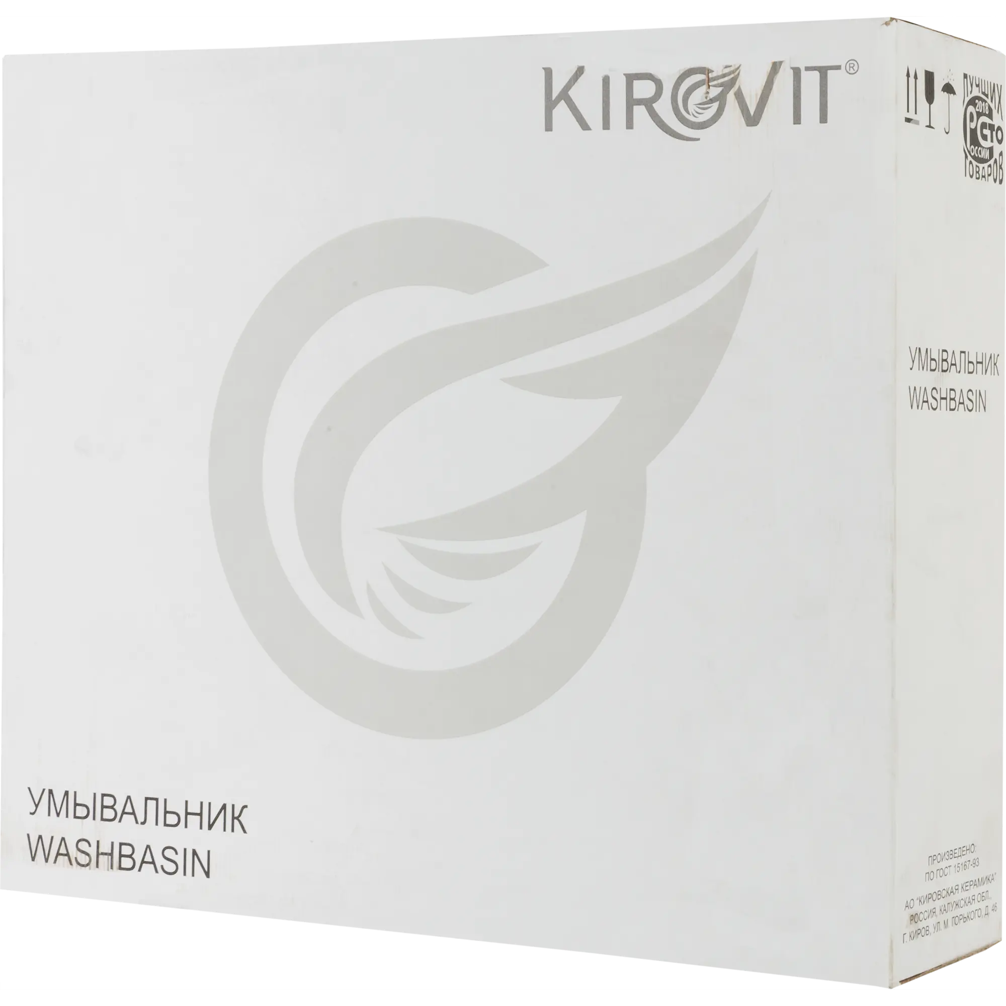 Раковина Kirovit Шарм на стиральную машину 61 см — изображение 7