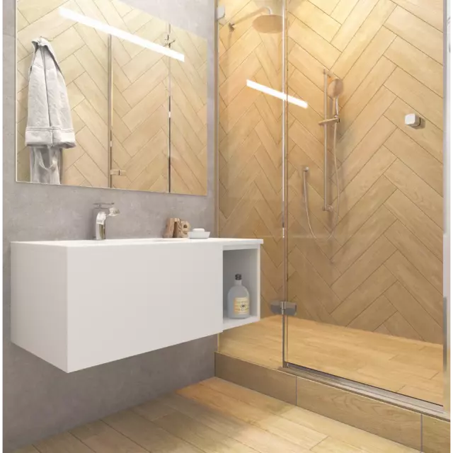 Керамогранит Gracia Ceramica Serra 12.5x50x0.8 см 0.875 м² неполированный цвет коричневый — изображение 5