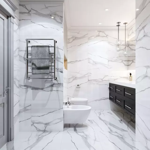 Керамогранит Incolor Thasos 60x60x0.9 см 1.44 м² полированный цвет белый — изображение 9