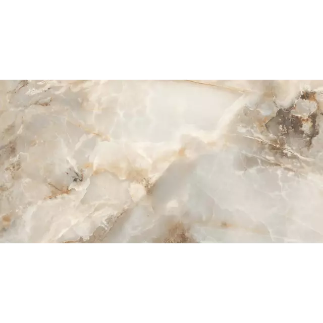 Керамогранит Incolor Miracle 60x120x0.8 см 1.44 м² полированный цвет желтый оникс — изображение 2