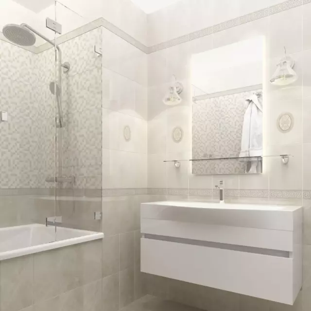 Плитка настенная Шахтинская Плитка Дора 20x30 см 1.44 м² цвет светло-бежевый