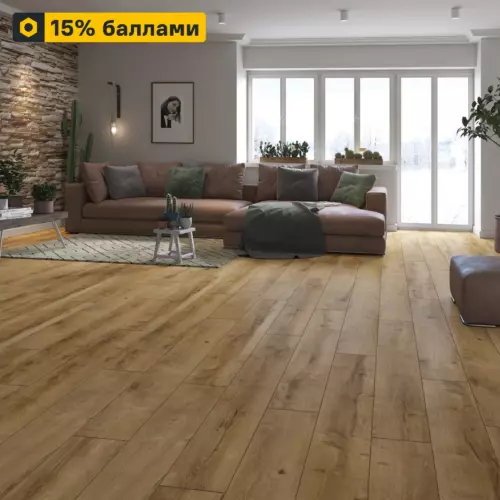 Ламинат Trend «Дуб Байкал» водостойкость 48 часов 33 класс толщина 8 мм с фаской 1.974²