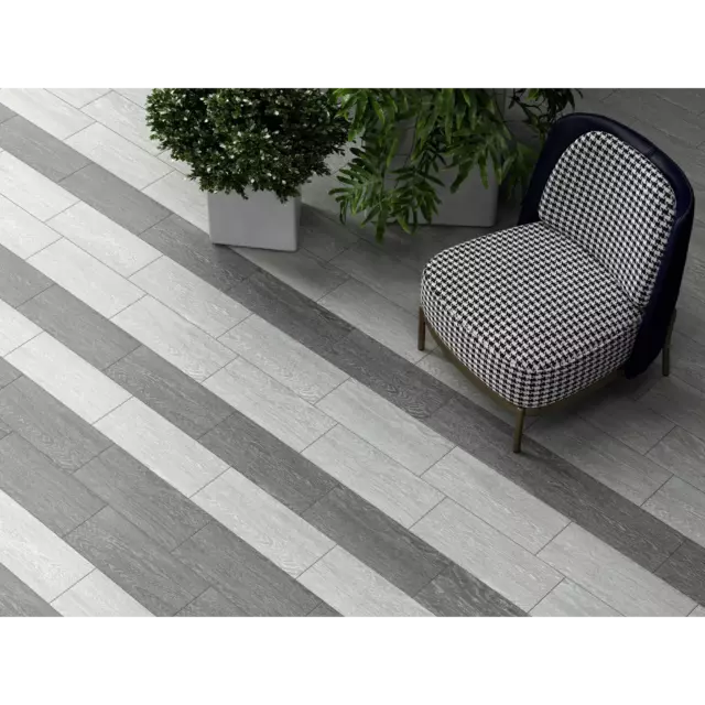 Глазурованный керамогранит Kerama Marazzi Боско SG410320N 20.1x50.1x0.85 см 1.41 м² матовый цвет светло-серый — изображение 5