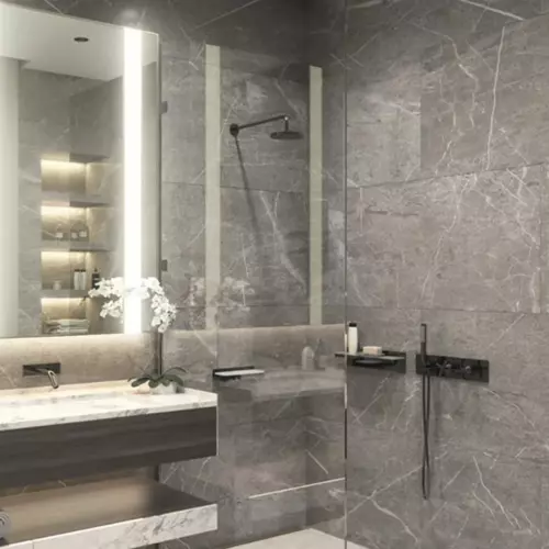 Глазурованный керамогранит Estima МО103 60x120x1 см см 1.44 м² неполированный цвет серый