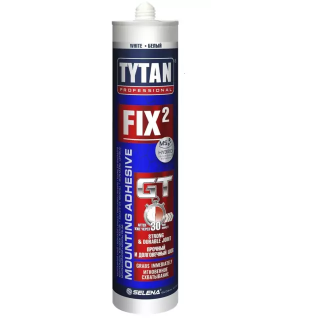 Клей монтажный Tytan Professional Fix² GT белый 290 мл